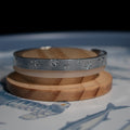 Spangly Star Hand-Stamped Bangle