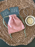 Pink Strawberry Fabric Pouch